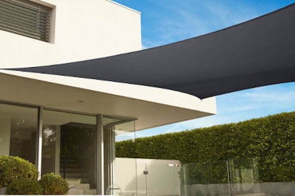 CCOMREC35: Voile d'ombrage rectangulaire 'Coolaroo Commercial' 5 m x 3 m