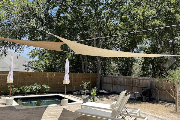 CRTHTR390: Voile d'ombrage nomade Triangulaire 3,9m